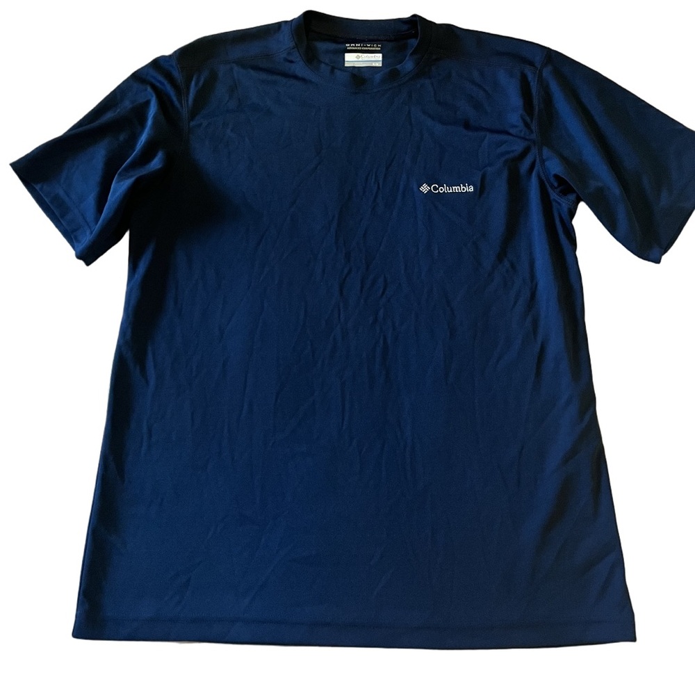 Columbia Omni-Wick Navy Men’s Shirt Size M Medium